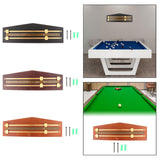 Maxbell Maxbell Snooker Billiard Score Board Club Accessories Device Shuffleboard Scoreboard Black