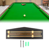 Maxbell Maxbell Snooker Billiard Score Board Club Accessories Device Shuffleboard Scoreboard Black