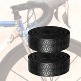 Maxbell Maxbell 2Pcs Bike Handlebar Tapes Soft Bike Bar Tapes for Cycling Outdoor Activities Black