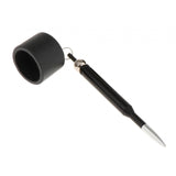 Maxbell Maxbell Pool Cue Chalk Holder Metal Pool Table Accessory Snooker Pool Chalks Carrier Black Round