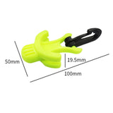 Maxbell Maxbell Scuba Mouthpiece Holder Second Stage with Hanging Hook Scuba Essentials Plug Yellow
