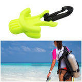 Maxbell Maxbell Scuba Mouthpiece Holder Second Stage with Hanging Hook Scuba Essentials Plug Yellow