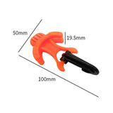 Maxbell Maxbell Scuba Mouthpiece Holder Second Stage with Hanging Hook Scuba Essentials Plug Orange