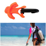 Maxbell Maxbell Scuba Mouthpiece Holder Second Stage with Hanging Hook Scuba Essentials Plug Orange