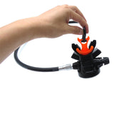 Maxbell Maxbell Scuba Mouthpiece Holder Second Stage with Hanging Hook Scuba Essentials Plug Orange