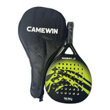 Maxbell Maxbell Beach Tennis Paddle Racket Easy to Use with Storage Bag for Outdoor Backyard Black Green