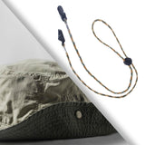 Maxbell 2xAdjustable Hat Strap Clip Hat Retainer for Outdoor Activities Sports Boating Brown