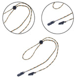 Maxbell 4xAdjustable Hat Strap Clip Hat Retainer for Outdoor Activities Sports Boating Brown