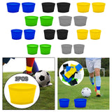 Outside Soccer Shin Pad Holders Wear Resistant for Adults Athletes Women Man L Yellow