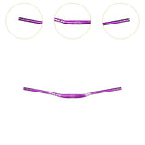 Maxbell Maxbell Mountain Bike Handlebar 31.8mm Clamp Sturdy Handle Bar for BMX Biking Riding Violet