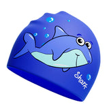 Maxbell Maxbell Children's Swim Cap Cartoon Lightweight Swimming Hat for Diving Surfing Pool Blue