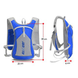 Maxbell Maxbell Hydration Pack Multifunctional Hydration Backpack for Cycling Camping Hiking Blue