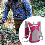 Maxbell Maxbell Hydration Pack Multifunctional Hydration Backpack for Cycling Camping Hiking Rose Red