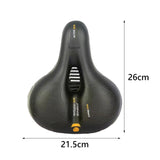 Maxbell Maxbell Bicycle Saddle Shock Absorption Wide Saddle Comfortable Waterproof Bike Seat Yellow