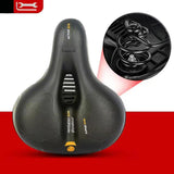Maxbell Maxbell Bicycle Saddle Shock Absorption Wide Saddle Comfortable Waterproof Bike Seat Yellow