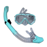 Maxbell Maxbell Dry Snorkel Set Diving Mask Snorkeling Gear for Snorkeling Diving Freediving Blue Green