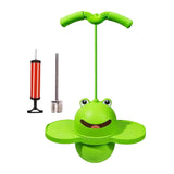 Maxbell Maxbell Pogo Ball with Handle Pogo Jump Toy with Ball Pump for Games Workout Fitness Green