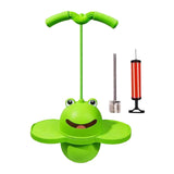 Maxbell Maxbell Pogo Ball with Handle Pogo Jump Toy with Ball Pump for Games Workout Fitness Green