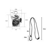 Maxbell 3xWaterproof ID Badge Holder Case Clear Vertical for Credit Cards Keys Boating