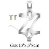 Maxbell Bike Water Bottle Holder Water Kettle Bracket for Road Bikes Outdoor Cycling Silver