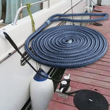 Maxbell 2xBoat Dock Lines Wear Resistant Hanger Line Docking Boat Lines Double Braided