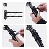 Maxbell Bike Water Bottle Cage Mount Base Silicone for Riding Road Bike Folding Bike Black