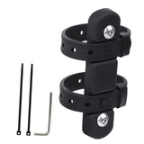 Maxbell Bike Water Bottle Cage Mount Base Silicone for Riding Road Bike Folding Bike Black