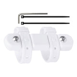 Maxbell Bike Water Bottle Cage Mount Base Silicone for Riding Road Bike Folding Bike White