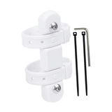 Maxbell Bike Water Bottle Cage Mount Base Silicone for Riding Road Bike Folding Bike White