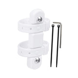 Maxbell Bike Water Bottle Cage Mount Base Silicone for Riding Road Bike Folding Bike White