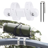 Maxbell Bike Water Bottle Cage Mount Base Silicone for Riding Road Bike Folding Bike White