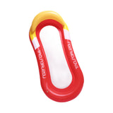 Maxbell Inflatable Water Chair Easy to Store Inflatable Pool Hammock for Lake Adults Red