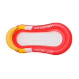 Maxbell Inflatable Water Chair Easy to Store Inflatable Pool Hammock for Lake Adults Red