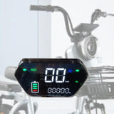 Electric Bike Speedometer Gauge Electric Bike Tachometer Odometer Spare Part