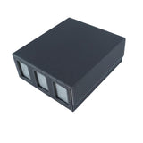 Maxbell Card Deck Box Container Strong Versatile Display Organizer Sports Cards Case Black Gray