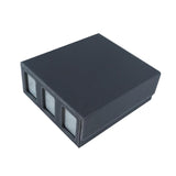 Maxbell Card Deck Box Container Strong Versatile Display Organizer Sports Cards Case Black Gray