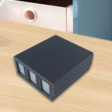 Maxbell Card Deck Box Container Strong Versatile Display Organizer Sports Cards Case Black Gray