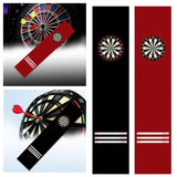 Maxbell Dart Carpet Accessories Heavy Duty Indoor Outdoor with Throw Lines Dart Mat Black