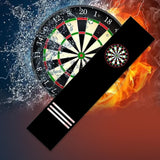 Maxbell Dart Carpet Accessories Heavy Duty Indoor Outdoor with Throw Lines Dart Mat Black