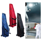 Maxbell Fencing Backpack Trolley Case Large Capacity Accessory Universal Fencing Bag Red