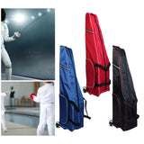 Maxbell Fencing Backpack Trolley Case Large Capacity Accessory Universal Fencing Bag Red