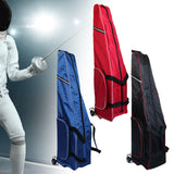Maxbell Fencing Backpack Trolley Case Large Capacity Accessory Universal Fencing Bag Red