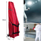 Maxbell Fencing Backpack Trolley Case Large Capacity Accessory Universal Fencing Bag Red
