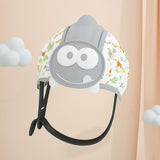 Maxbell Baby Head Protector Anti Fall Portable Baby Hat for Running Outdoor Children grey white