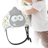 Maxbell Baby Head Protector Anti Fall Portable Baby Hat for Running Outdoor Children grey white