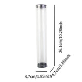 Golf Ball Tube Barrel Clear Containers Anti Scratch Cylinder Tube Golfs Case