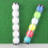 Golf Ball Tube Barrel Clear Containers Anti Scratch Cylinder Tube Golfs Case