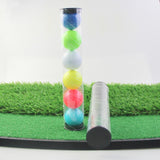 Golf Ball Tube Barrel Clear Containers Anti Scratch Cylinder Tube Golfs Case