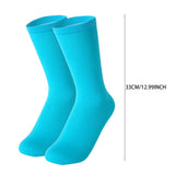 Maxbell Ice Skating Socks for Women Girl Breathable Figure Skating Socks Blue