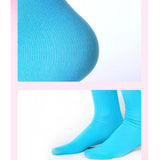 Maxbell Ice Skating Socks for Women Girl Breathable Figure Skating Socks Blue